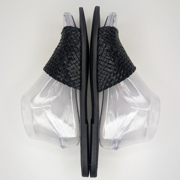 Coconuts by Matisse Zuma NWOT woven leather slides flats sandals size 9 - Picture 4 of 7